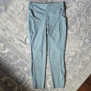 Lululemon Athletica Wunder Train Reflective Pockets 25" Leggings Size 10 Crater